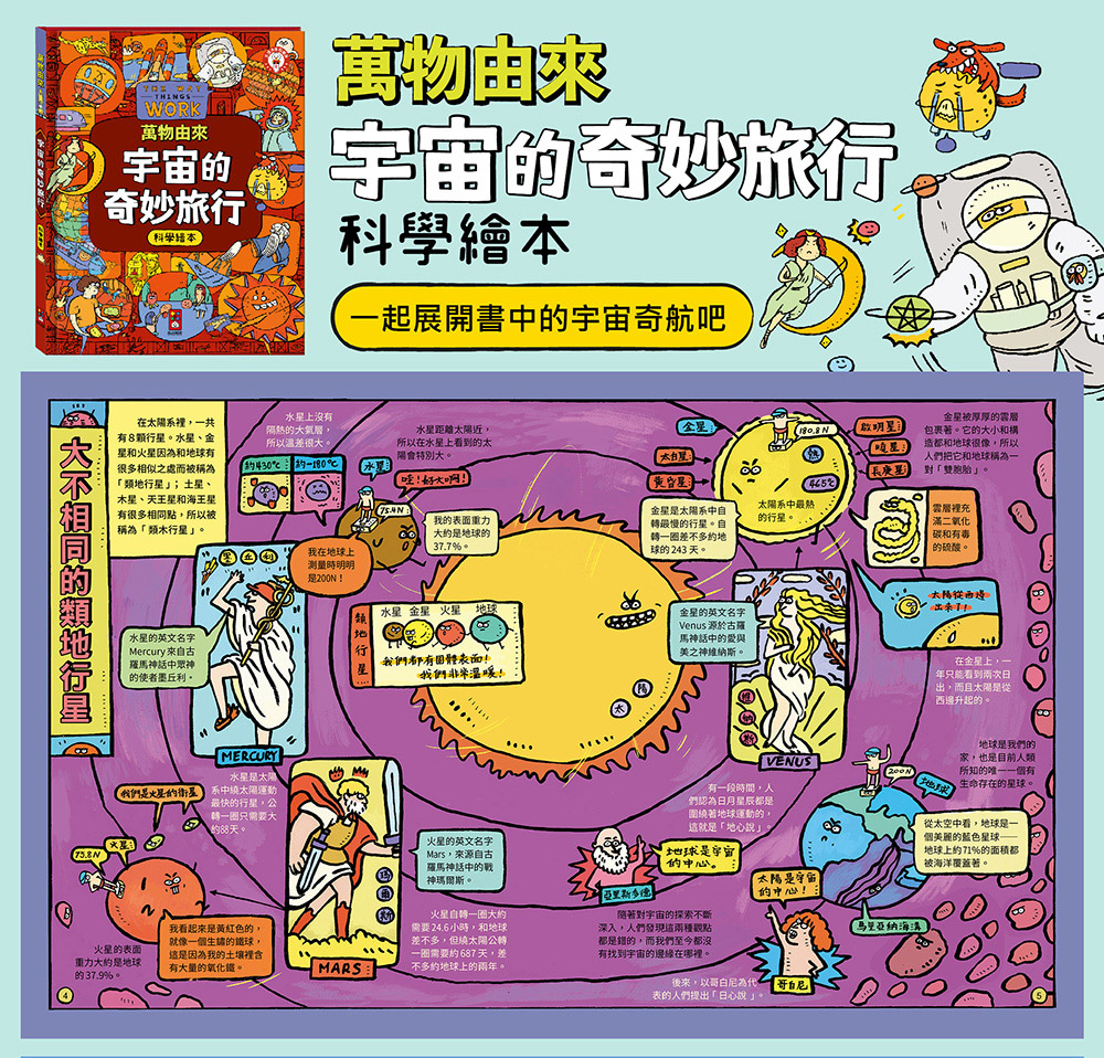 萬物由來科學繪本-不可思議的世界